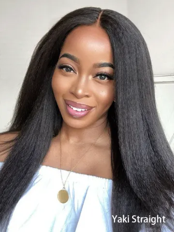 Indian Yaki Straight Full Lace Wig 22inch