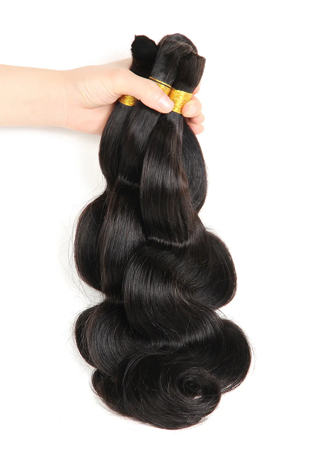 Bulk Hair Body Wave Human Hair Extension for Braiding 1pc